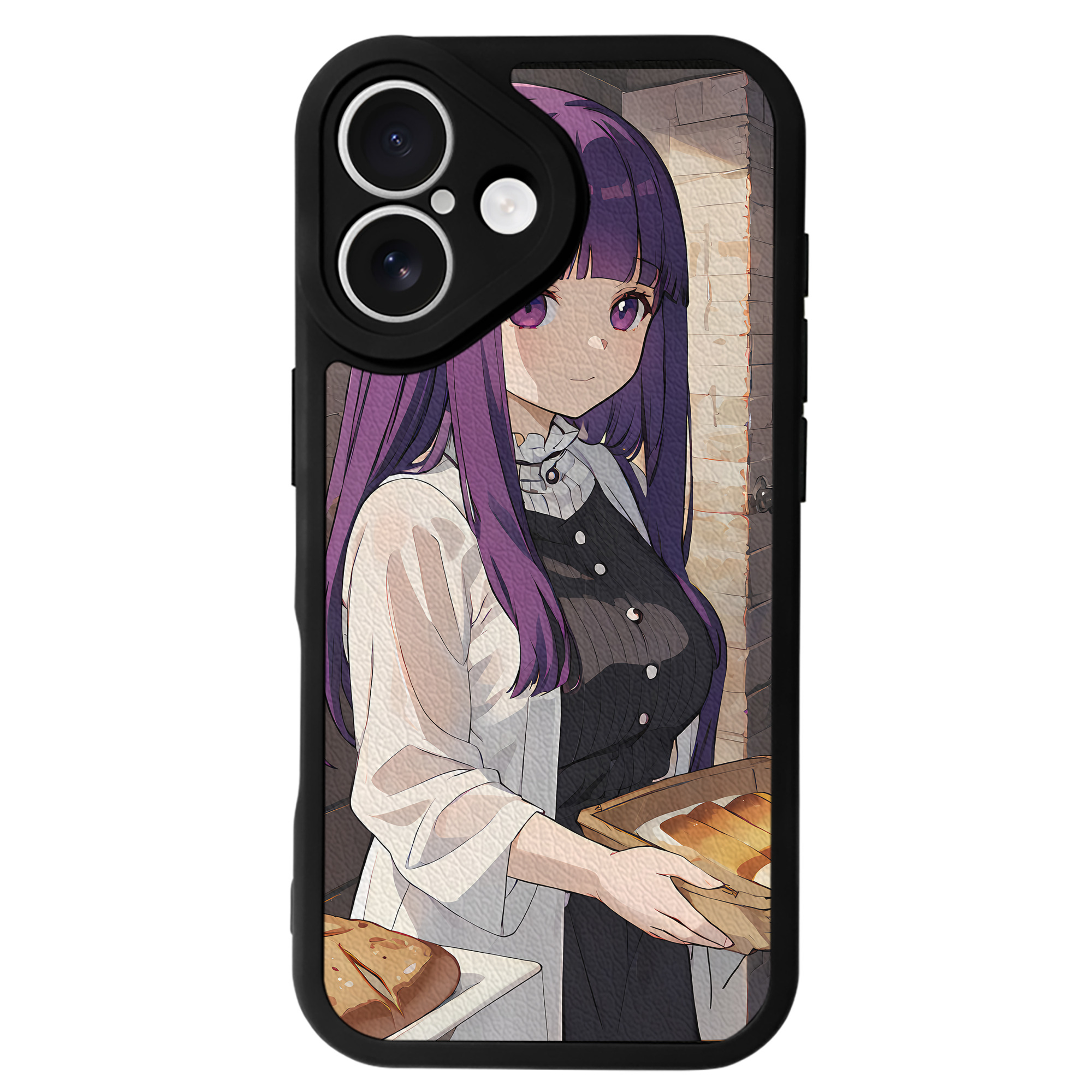 （画像用） 葬送のフリーレン Frieren 【iPhone 16シリーズ対応】シリコンスマホケース（レザー調） 材質：シリコン